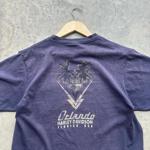 Harley-Davidson Men's Blue Graphic Tee - Picture 2 of 8